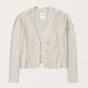 Abercrombie Ribbed Cardigan and Tank set.